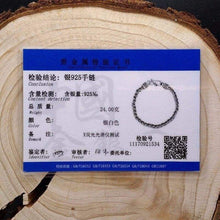 Load image into Gallery viewer, Luxury Sterling Silver Mens Bracelet Wrist Thai Silver 925 Bracelets Man Vintage Jewelry Gift
