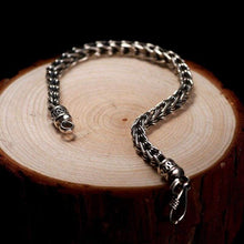 Load image into Gallery viewer, Luxury Sterling Silver Mens Bracelet Wrist Thai Silver 925 Bracelets Man Vintage Jewelry Gift
