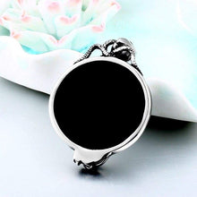 Load image into Gallery viewer, Magic Mirror Men Pendant Necklace with Stainless Steel Snake Wrapped Skull Clasp Chain Sexy women
