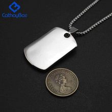 Load image into Gallery viewer, Men Jesus Piece Pendant Necklace Stainless Steel Black Enamel Christian Medallion Jewelry Gift 2018 - Pendant Necklace
