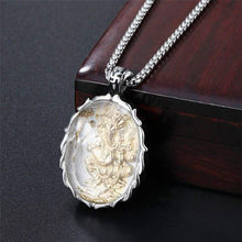 Load image into Gallery viewer, Men Necklace Stainless Steel Hinduism Ganesh Elephant God Pendant Necklace - Pendant Necklace
