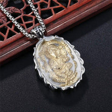 Load image into Gallery viewer, Men Necklace Stainless Steel Hinduism Ganesh Elephant God Pendant Necklace - Pendant Necklace
