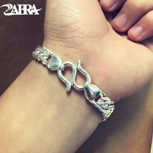 Load image into Gallery viewer, Mens 9mm Curb Chain Biker Bracelet
