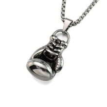 Load image into Gallery viewer, Mens Jewelry Titanium Steel Boxing Gloves Pendant Necklace - Pendant Necklace
