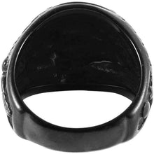 Load image into Gallery viewer, Men's Vintage Stainless Steel Ring Lion Head Shield Biker Gold/Silver/Black
