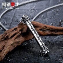 Load image into Gallery viewer, money king bar Cool pendant necklace for Men the journey to west Stainless Steel popular Jewelry
