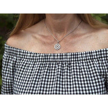 Load image into Gallery viewer, Ninja Throwing Stars Necklace Martial Arts Sports Jewelry for Men Women Japanese Shuriken Pendant Samurai Weapon Star Charm Japan Style Gift / 925 Sterling Silver
