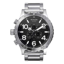 Load image into Gallery viewer, NIXON 51-30 Chrono Mens Underwater Stainless Steel Watch (51mm Stainless Steel Band) - Black/Silver - 9626719011
