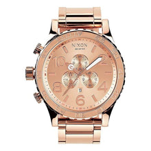 Load image into Gallery viewer, NIXON 51-30 Chrono Mens Underwater Stainless Steel Watch (51mm Stainless Steel Band) - Rose Gold - 9626719011
