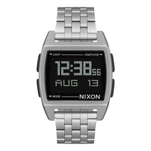 Load image into Gallery viewer, Nixon Base Men’s Retro Style Smart Watch (38mm. Digital Face/Stainless Steel Band)
