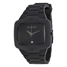 Load image into Gallery viewer, NIXON Player Square Black-Tone Dial Rubber Quartz Mens Watch - Watch
