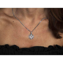 Load image into Gallery viewer, Norse Jewelry Ancient Magic Amulet Necklace 'Lucky Burdock' 925 Sterling Silver Viking Pendant Good Luck Talisman for Men Women Pagan Slavic Occult Symbol + Free Cord/Handmade
