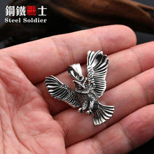 Load image into Gallery viewer, owl pendant necklace for Men Stainless Steel Jewelry
