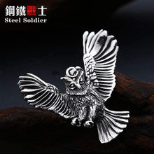 Load image into Gallery viewer, owl pendant necklace for Men Stainless Steel Jewelry
