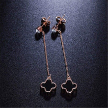 Load image into Gallery viewer, PISSENLIT Dangle Earring Black Cross Drop Earrings pendientes moda Gold Luxury Drop Earrings bijoux - Earrings
