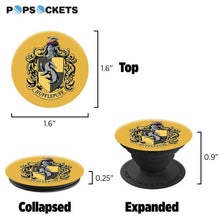 Load image into Gallery viewer, PopSockets: Collapsible Grip &amp; Stand for Phones and Tablets - Harry Potter Hufflepuff - Cell Phone Mount
