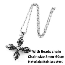 Load image into Gallery viewer, popular Stainless Steel Vajra pestle tibetan Pendant Can bRing Lucky for Man
