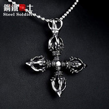 Load image into Gallery viewer, popular Stainless Steel Vajra pestle tibetan Pendant Can bRing Lucky for Man
