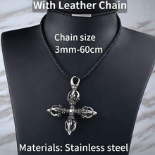 Load image into Gallery viewer, popular Stainless Steel Vajra pestle tibetan Pendant Can bRing Lucky for Man
