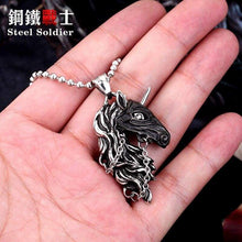 Load image into Gallery viewer, products horse pendant Men necklace pendant Jewelry
