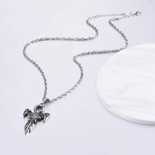 Load image into Gallery viewer, PROSTEEL Eye of Horus Necklace Ankh Cross Pendant Amulet Ancient Egyptian Symbol of Protection Stainless Steel Women Men Jewelry Gift Eye of
